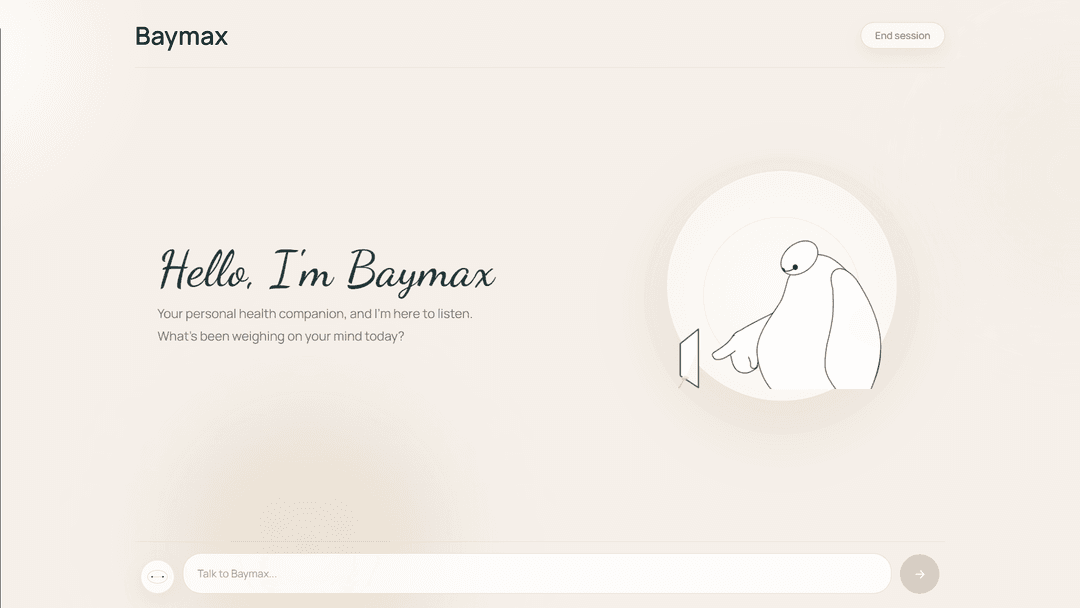 Baymax – Mental Health Chatbot