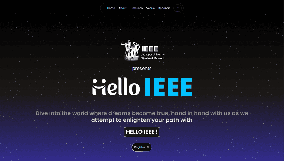 HelloIEEE (Freelance Project)